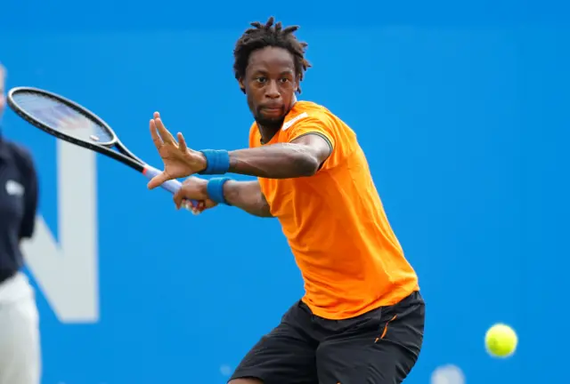 Gael Monfils in action