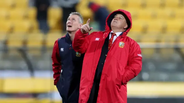 Warern Gatland and Rob Howley