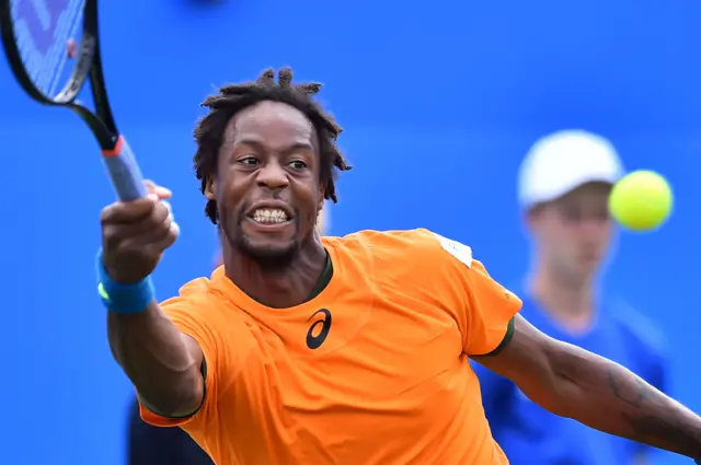 Gael Monfils returns