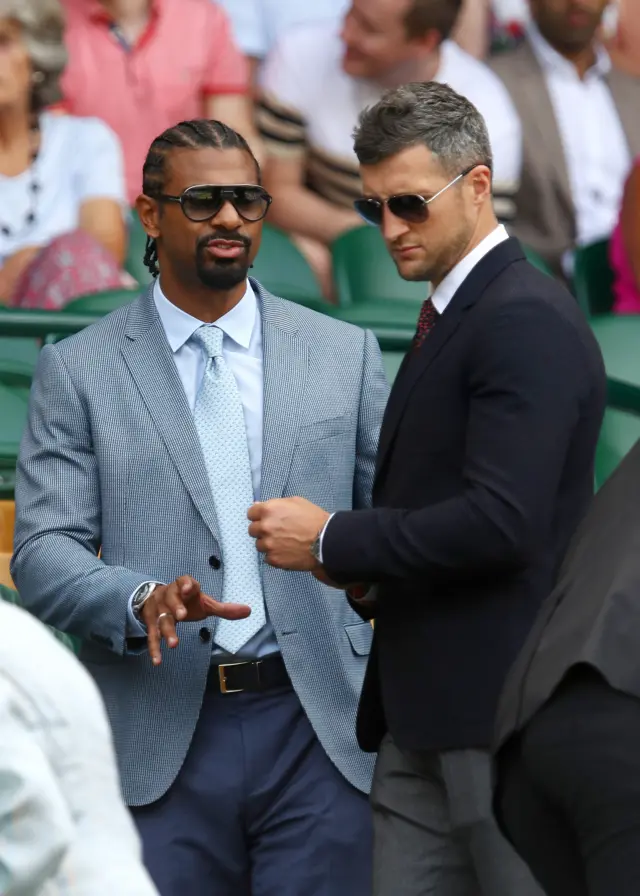 David Haye and Carl Froch