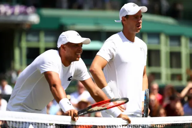 Jay Clarke (left) and Marcus Willis