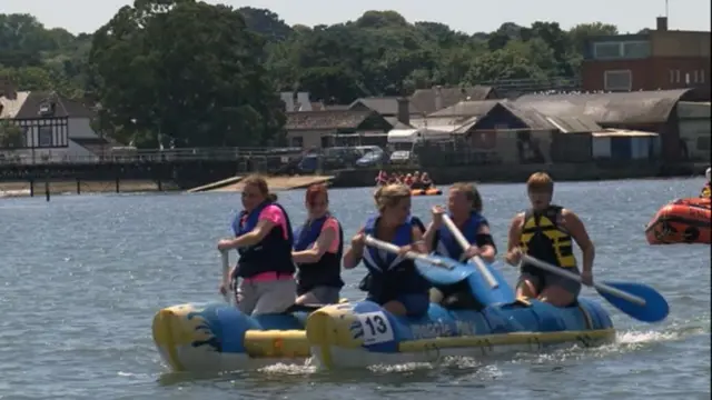 Hythe Raft race