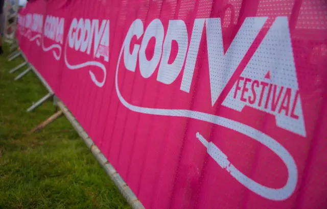 Godiva Festival sign