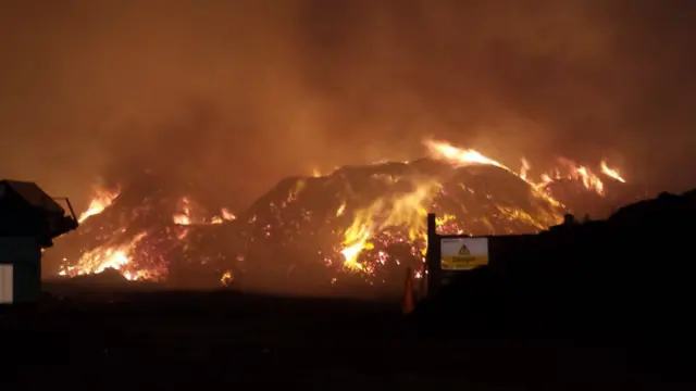 Fire at Cliff Quay