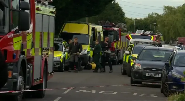 Family travelling back as news breaks out