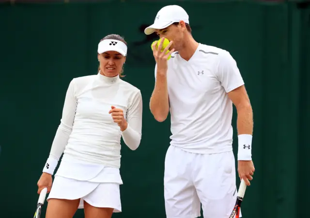 Jamie Murray and Martina Hingis