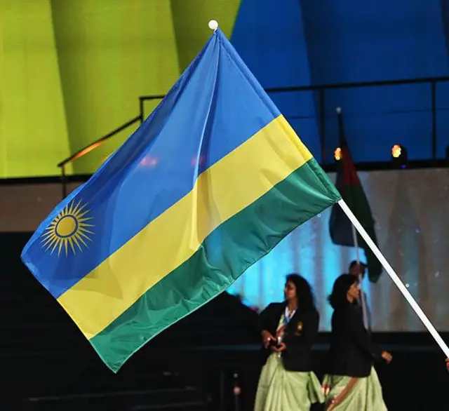 The new flag of Rwanda