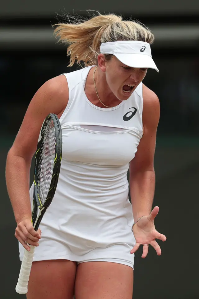 Coco Vandeweghe reacts