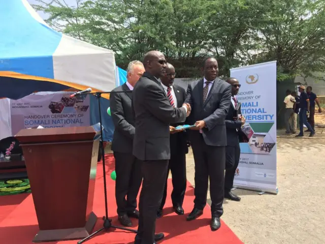 AU formally handing over university campus to Somali government