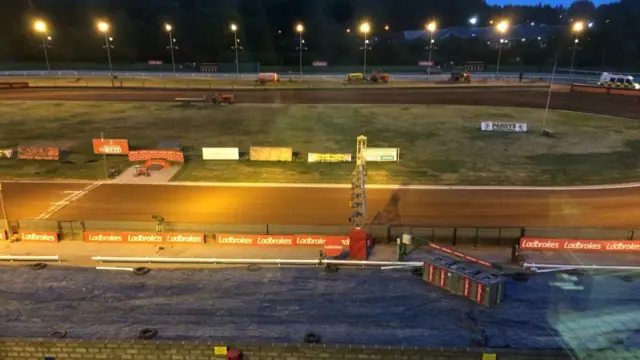 Wolves speedway track