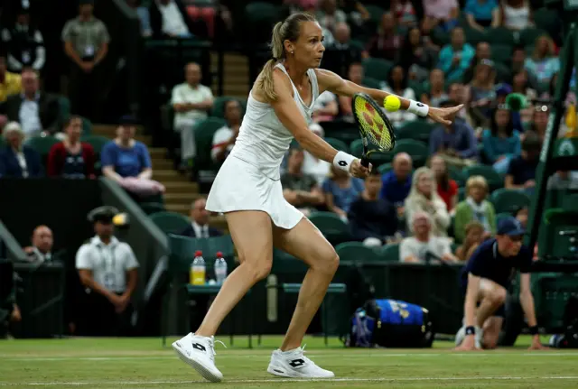 Rybarikova makes an error