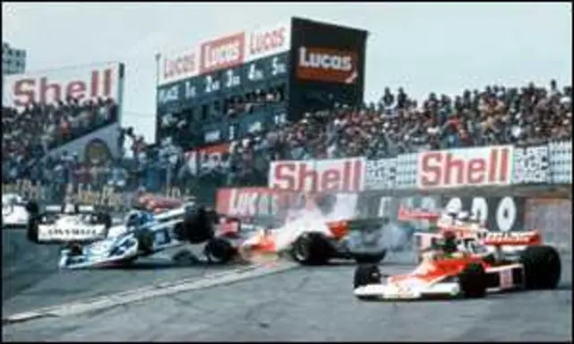 Brands Hatch hosting the race in the 1970s