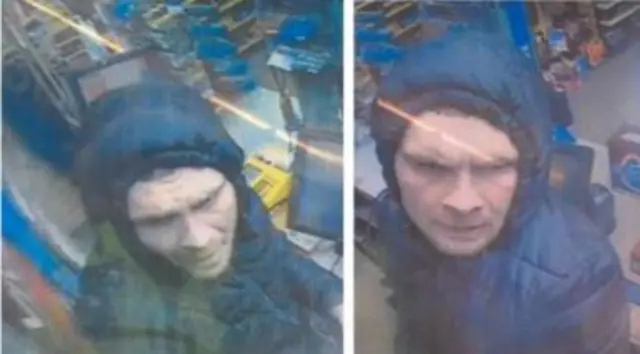 CCTV images of a robbery in Sheffield