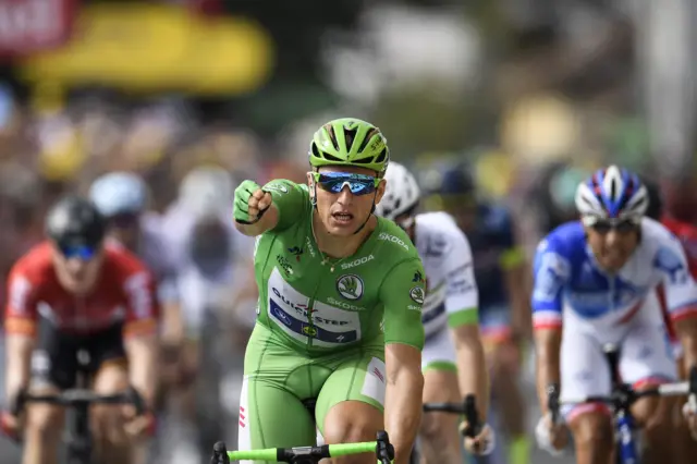 Marcel Kittel celebrates