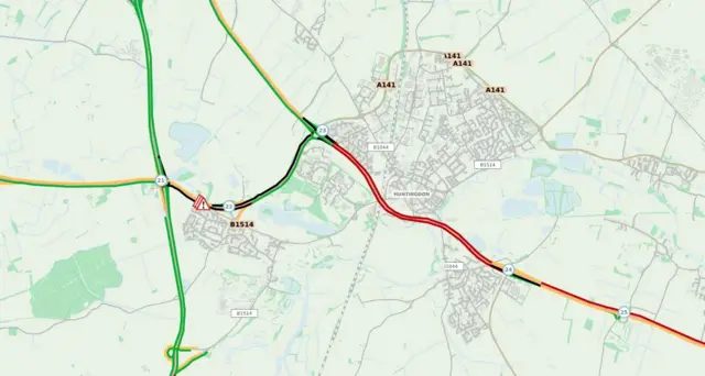 Map of A14