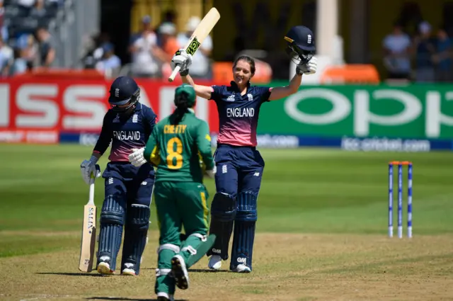 Sarah Taylor celebrates century