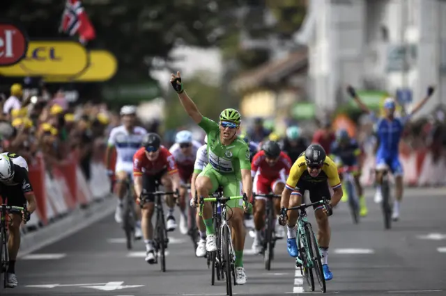 Marcel Kittel celebrates