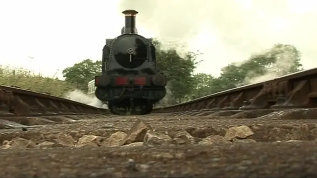 Steam train in Staffordshire