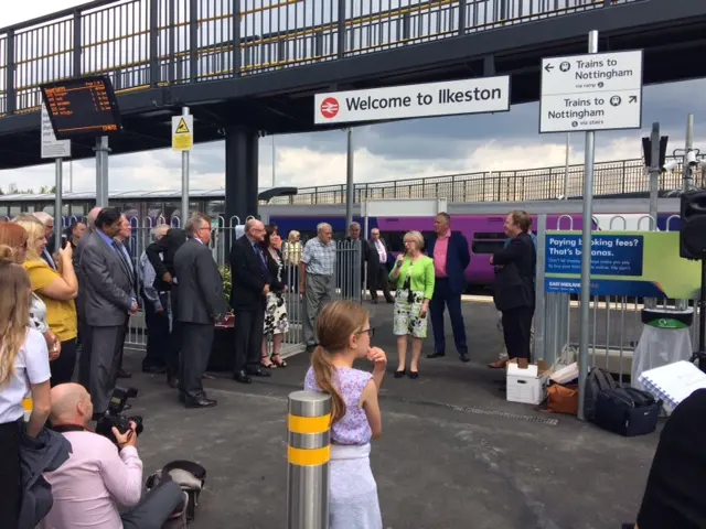 Train station opens