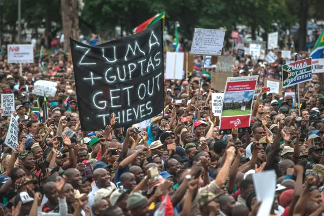 Gupta protest