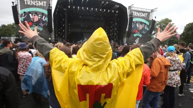 A corwdmember at TRNSMT