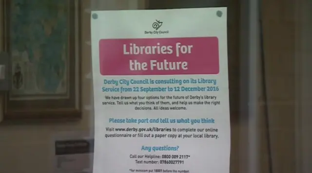 Library consultation sign