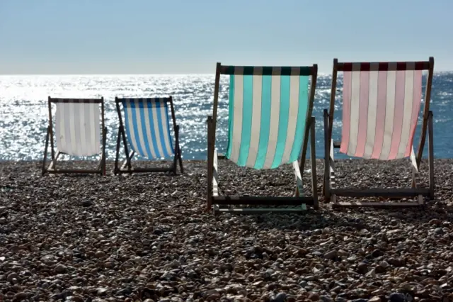 Brighton deckchairs