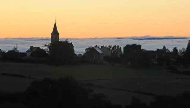 A village on the road to Rodez