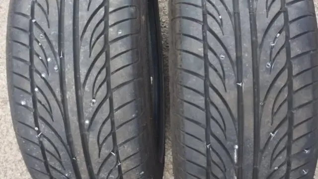 Nails in tyres