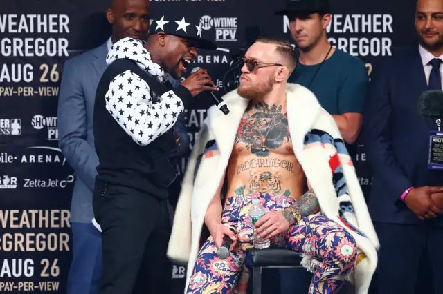 mayweather and mcgregor