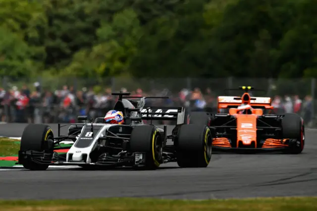 Romain Grosjean and Stoffel Vandoorne