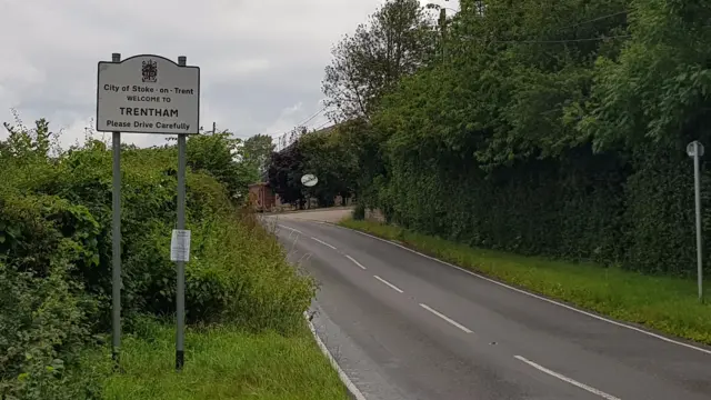 City of Stoke on Trent sign post