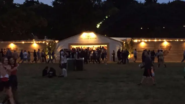 The Speakeasy tent at Latitude