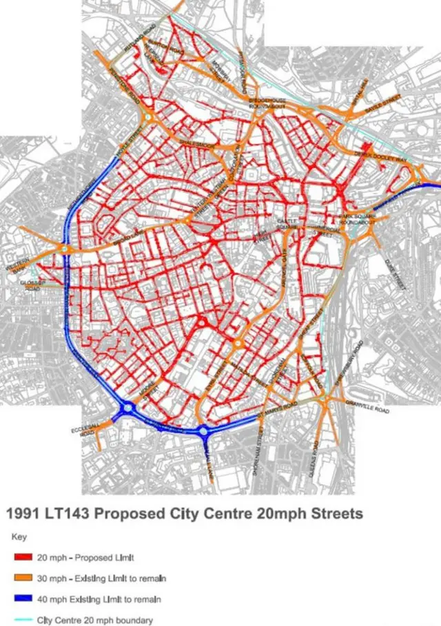 Proposed 20mph zone