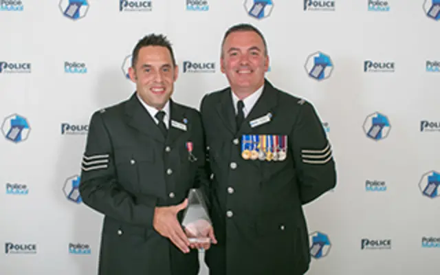 Sergeant David Wilson and Sergeant Iain McIvor