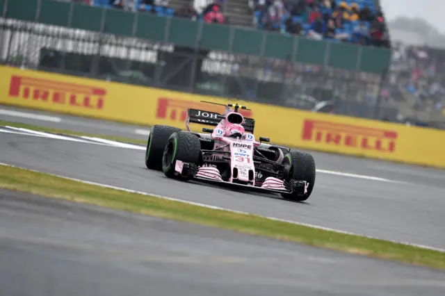 Force India"s French driver Esteban Ocon