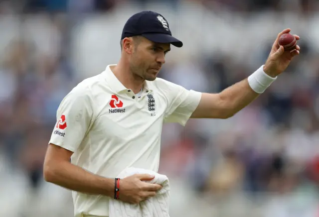 England's James Anderson