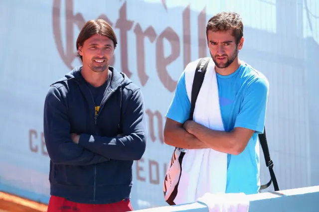 Marin Cilic and Goran Ivanisevic