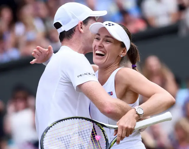 Jamie Murray and Martina Hingis