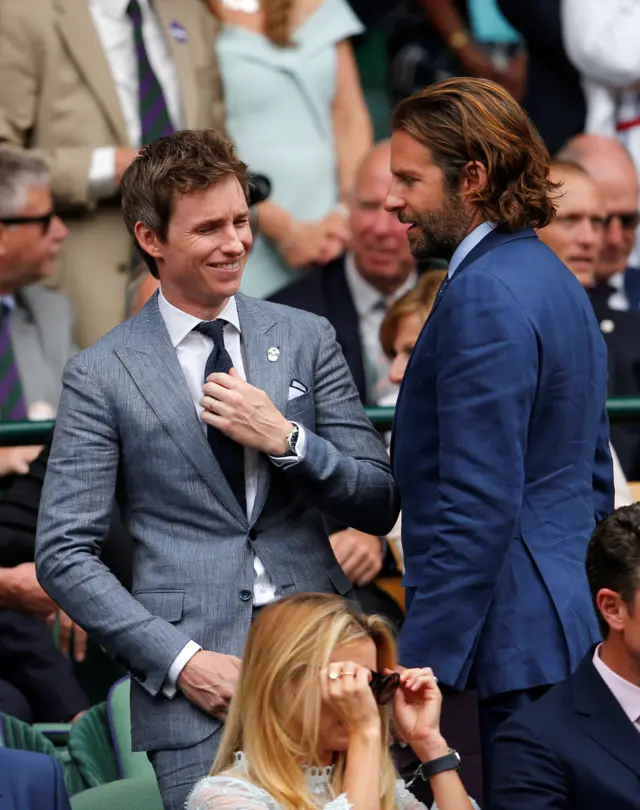 Eddie Redmayne and Bradley Cooper