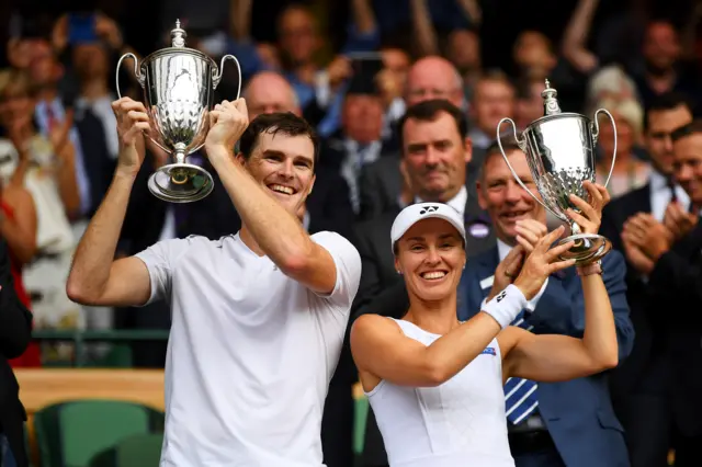 Jamie Murray and Martina Hingis