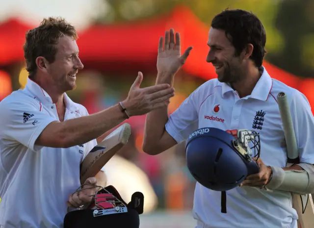 Paul Collingwood and Graham Onions