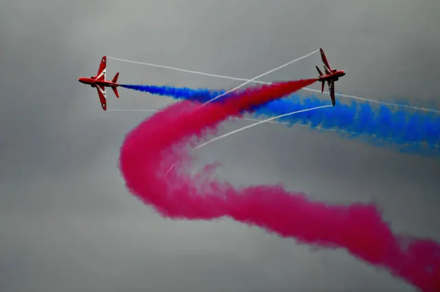 Red arrows