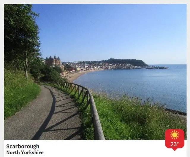 Scarborough sea front