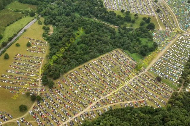 Latitude festival car park