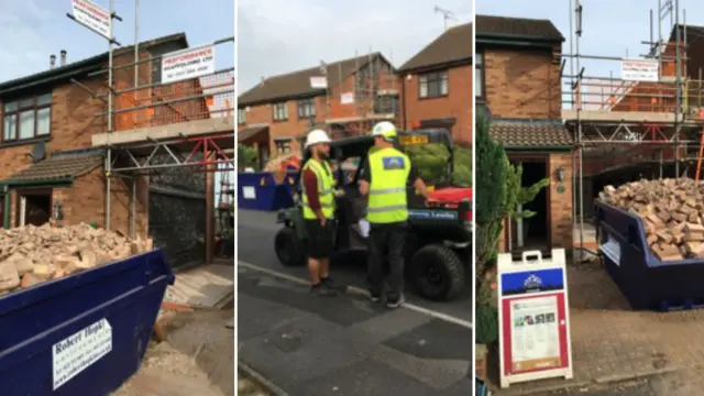 Building site in West Bromwich for DIY SOS