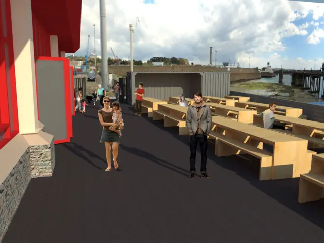 Al fresco dining concept