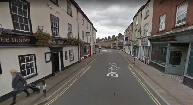 Bridge Street, Tiverton. Pic: Google