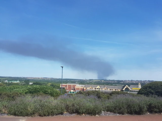 Fire has broken out in Worksop