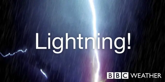 Lightning! BBC graphic